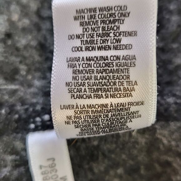 Calvin Klein Women's Gray & Black Cardigan Sweater - Picture 15 of 15